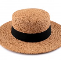 Női nyári kalap természetes barna